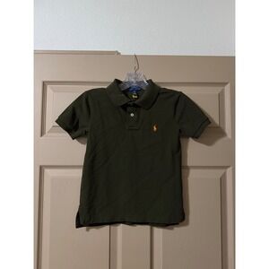 Kids Polo Ralph Lauren Short Sleeve Polo Shirt Green Size S P 8